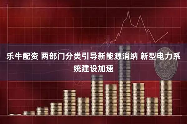 乐牛配资 两部门分类引导新能源消纳 新型电力系统建设加速